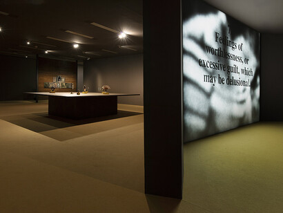 Kate Millett, Terminal piece, ausstellungsansicht. Mit freundlicher genehmigung des MUMOK