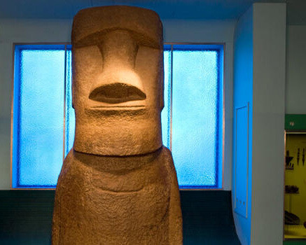  Margaret Mead Hall of Pacific Peoples, Exhibition view. Courtesy of American Museum of Natural History