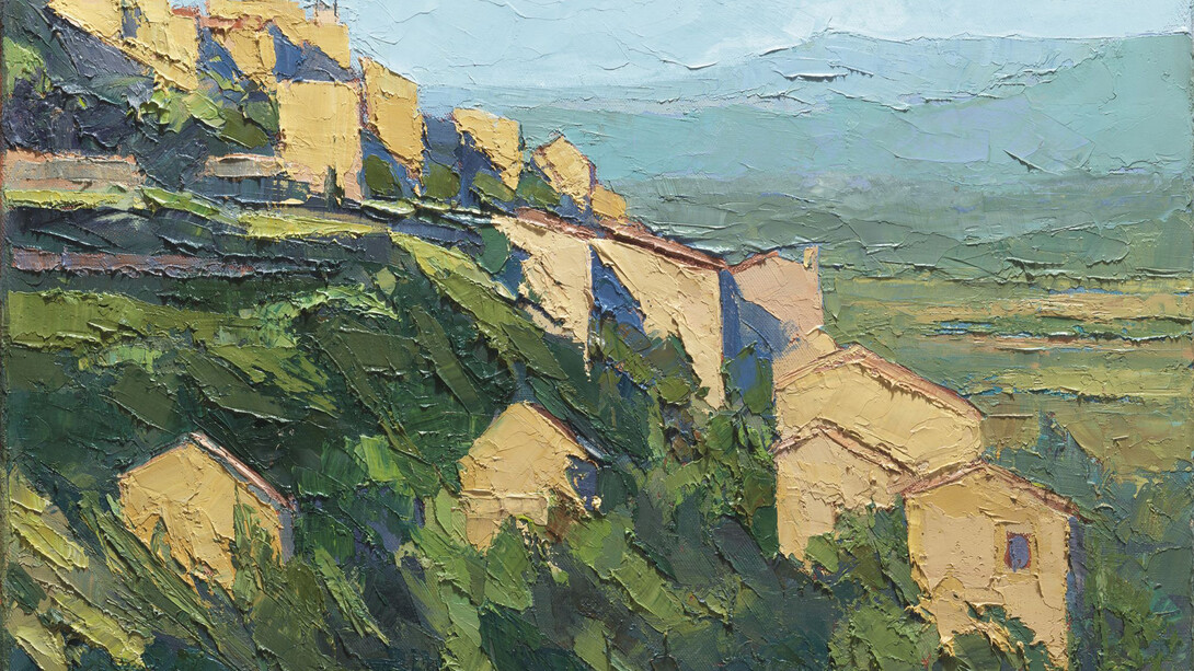 Alan Cotton, Provence - Hillside Dwellings at Lacoste