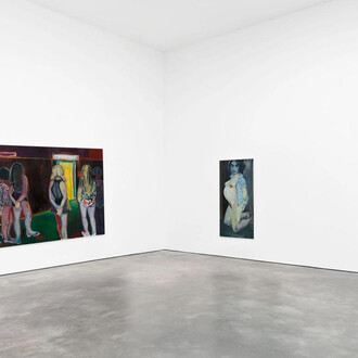 Various artists, Circa 1995. New figuration in New York, exhibition view. Courtesy of David Zwirner Gallery