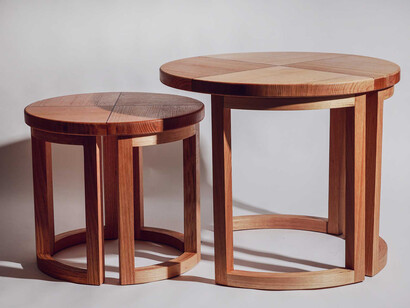 Emma Best, Nesting tables. Courtesy of Melbourne Museum