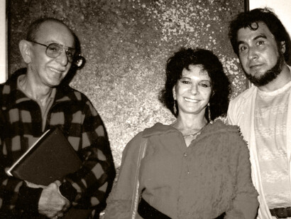 Alfonso Chase con Oscar Bakit y Carmen Santos