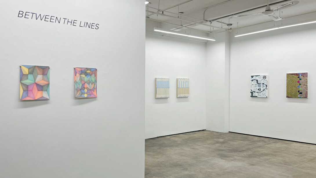 Various artists, Between the lines, exhibition view. Courtesy of Kathryn Markel Fine Arts