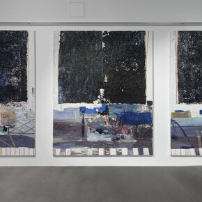 Juraj Kollár, Girl at the Promenade, 2020, oil on canvas, 3 x 250 x 200 cm. Courtesy of Zahorian & Van Espen