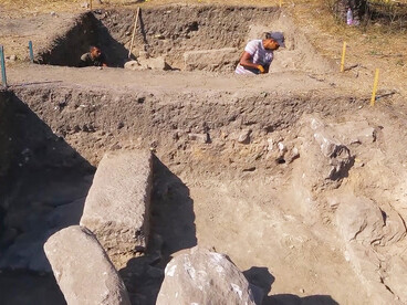 The Varna Necropolis, also known as the Varna Cemetery, is a prehistoric burial site located in the western industrial zone of Varna, approximately half a kilometre from Lake Varna and 4 km from the city centre. It is internationally recognised as one of the most important archaeological sites in world prehistory, Bulgaria