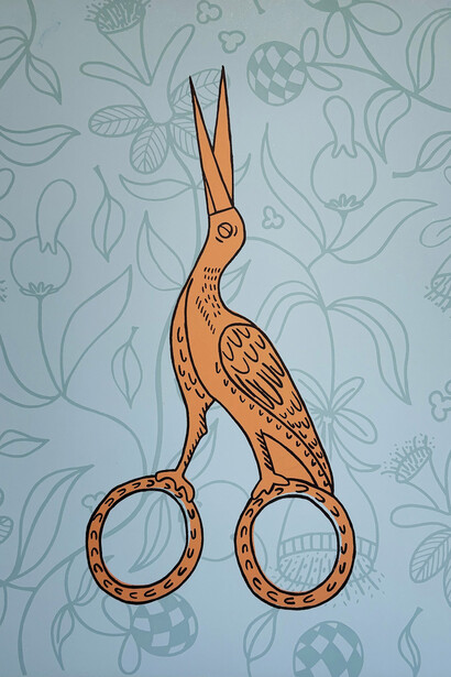 Antonia DaSilva, Cut bird (detail), 2025. Courtesy of the Schoolhouse Gallery
