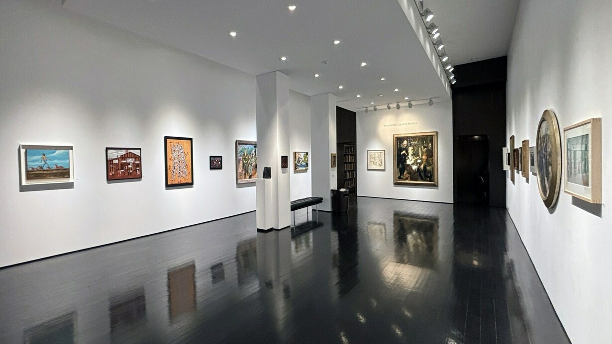 Various artists, Twentieth century stories, exhibition view. Courtesy of Forum Gallery