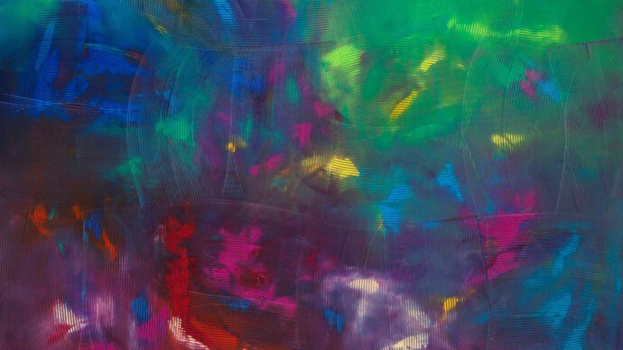 Dan Rees, Artex Painting, 2015, oil on canvas, 70 7/8 x 70 7/8 inches, 180 x 180 cm
