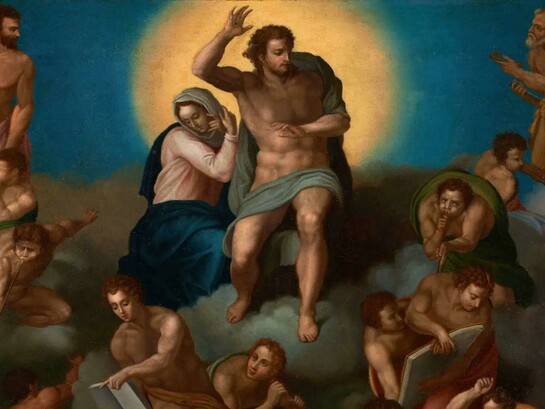 Il Giudizio universale ritrovato a Ginevra, presunto Michelangelo