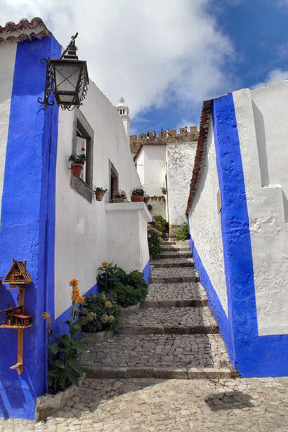 Obidos, typical street
