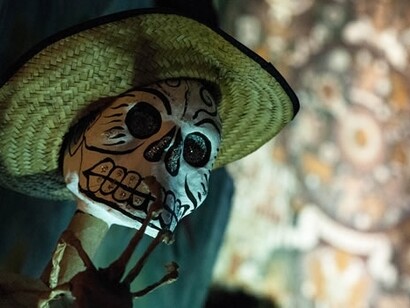 Calavera con sombrero