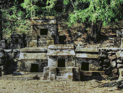 Mausoleos en Quiahuiztlán. Veracruz, México