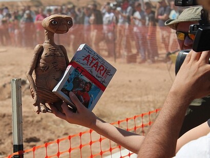 Desenterramiento de los cartuchos de Atari en Alamogordo (Nuevo México)
