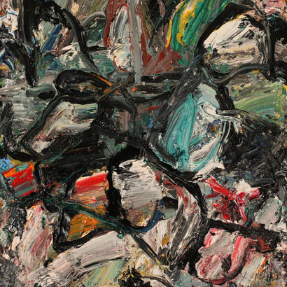 Su Dong Ping, No.15, 2014, Oil paint and mixed media on canvas, 151 x 136 cm; 59 2/5 x 53 1/2 in.