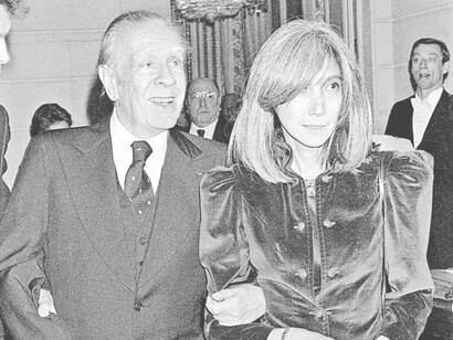 Jorge Luis Borges y María Kodama