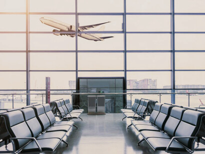 Terminal aérea vacía