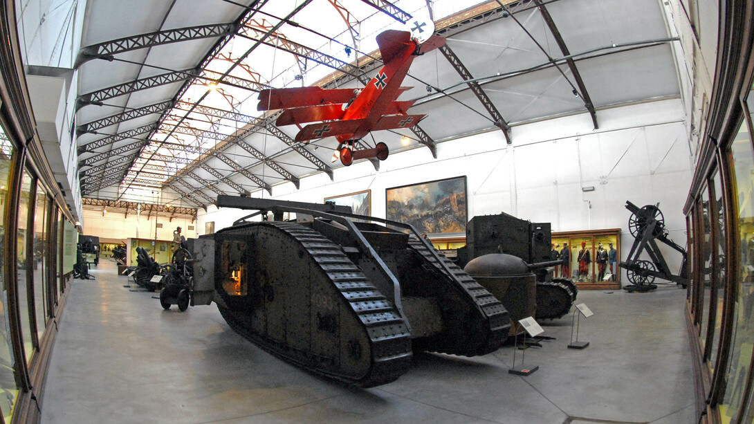 The 14-18 Gallery. Courtesy of Royal Army and Military History Museum