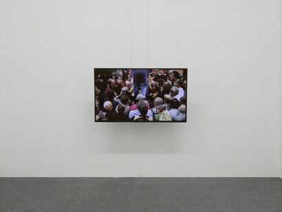 Pablo Lobato, Castell, 2012, Video installation, HD, color, stereo, single channel,, 7’21’’, looped. Courtesy of the artist and Luciana Brito Galeria. Photo by Roberto Apa 
