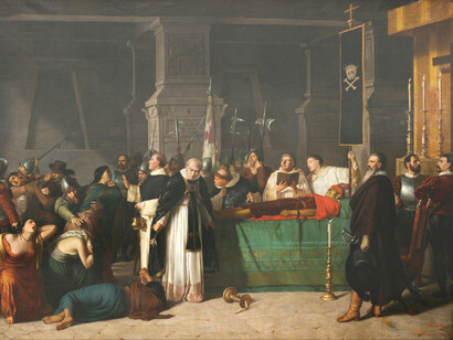 Luis Motero, Los funerales de Atahualpa