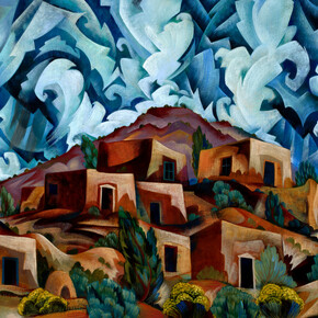 Tony Abeyta (Diné/Navajo), Citadel, 2021. Courtesy of Colby College Museum of Art