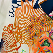 Wendy Letven, Flowtopia, detail. Courtesy the artist and Beth Urdang Gallery