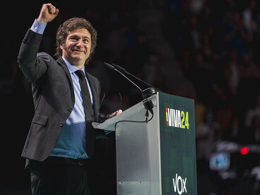 Javier Milei has been in office since December 10, 2023, after winning the presidential election, and is still serving as president as of 2026