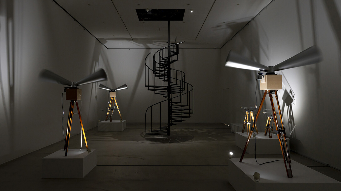 Yuko Mohri, exhibition view. Courtesy of Pirelli HangarBicocca