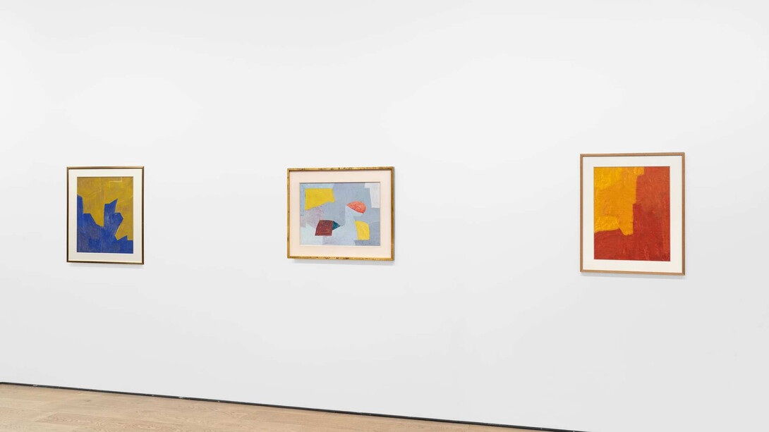 Serge Poliakoff, Les étés de Poliakoff, vue d'exposition. Courtoisie d'Almine Rech