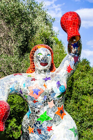 Niki de Saint Phalle, Il Giardino dei Tarocchi, La Stella, particolare