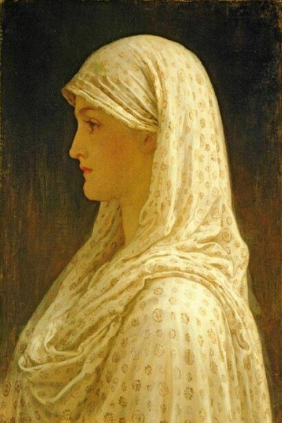 Frederic Leighton, The Vestal, 1882-83. Londra, Leighton House Museum, Kensington & Chelsea. 