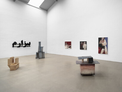 Verschiedene künstler, High five, ausstellungsansicht. Mit freundlicher genehmigung der Galerie Eigen + Art