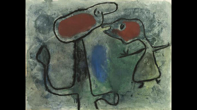 Femmes, oiseaux et monstres. Courtesy of Galerie Lelong