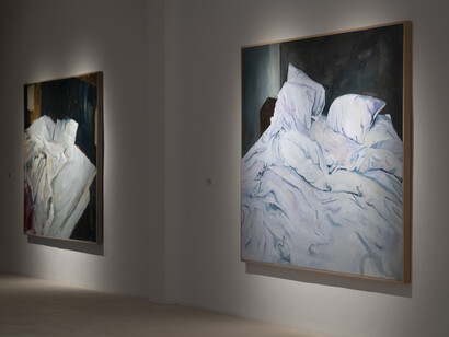 Sanae Arraqas, Litotes, vue de l'exposition. Avec l'aimable autorisation de la Galerie MCC