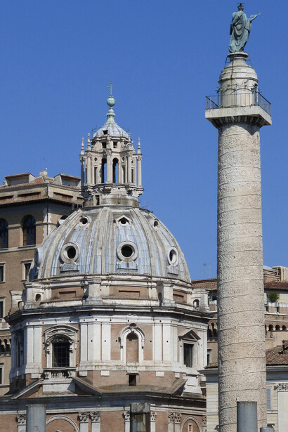 Colonna Traiana, Roma, Italia. Glorificare le imprese di Traiano: Il significato artistico e propagandistico della Colonna Traiana