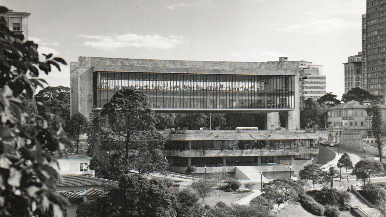 View of the project for the 9th of July avenue, MASP on Avenida Paulista (1957-1968), São Paulo, 1969. Courtesy of Power Station of Art