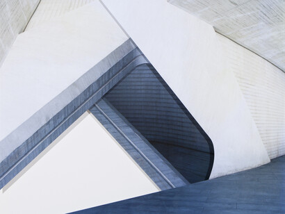 Patrik Grijalvo, La ciutat de les arts i les ciènces (detail), Valencia / Santiago Calatrava, 2021/2025. Courtesy of Heather Gaudio Fine Art 