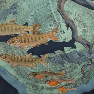 Jane Kim, Water (detail). Courtesy of Andra Norris Gallery