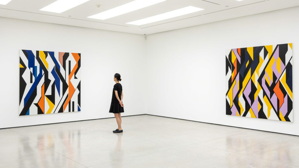 Sarah Morris. Courtesy of White Cube 