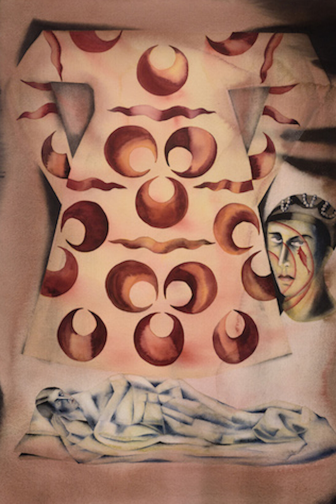 Anju Dodiya, Exhibition view. Courtesy of Galerie Daniel Templon