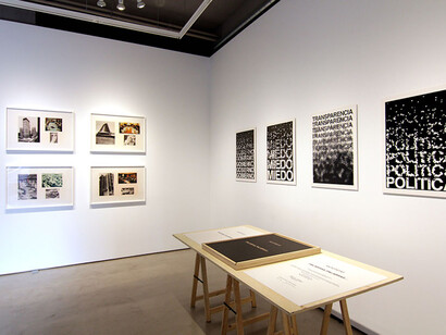 Antoni Muntadas, Exhibition view. Courtesy of The Moisés Pérez de Albéniz gallery