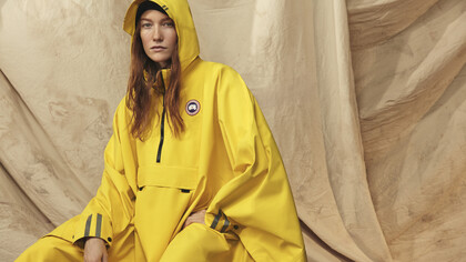 Canada Goose, Field Poncho, Rain Jacket Overboard Yellow