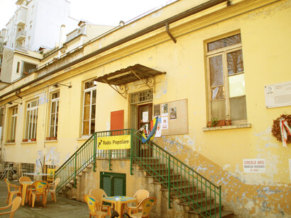 La Palestra Visconti prima dei lavori di restauro