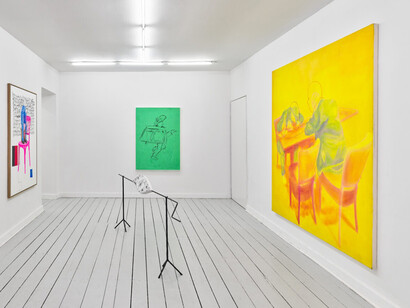 Various artists, The quality of painting (Die qualität der malerei), exhibition view. Courtesy of Ruttkowski;68