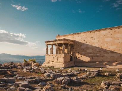 Loggetta delle Cariatidi sull'Acropoli