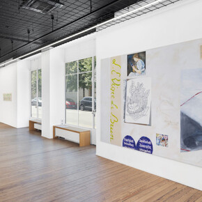 Gritli Faulhaber and Augusta Lardy Micheli, Memory shelf, exhibition view. Courtesy of Galerie Lange + Pult