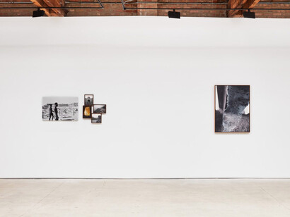 Shaniqwa Jarvis, If you could see my thoughts, you would see your faces, exhibition view. Courtesy of Anthony Gallery