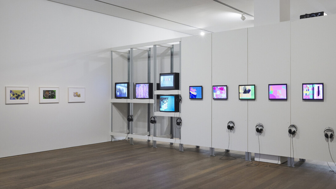 Divers artistes, Radical software. Women, art and computing 1960-1991, vue d'exposition. Avec l'aimable autorisation de Mudam Luxembourg