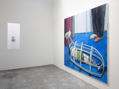 Eduardo Berliner, A espessura dos dias, vista de exhibición. Cortesía de Galería Labor