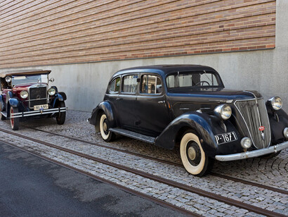 A life dedicated to Pragas. A tribute to Emil Příhoda, exhibition view. Courtesy of Národní technické muzeum