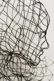 Claire Lee, Fate 1 - welded steel wire, detail